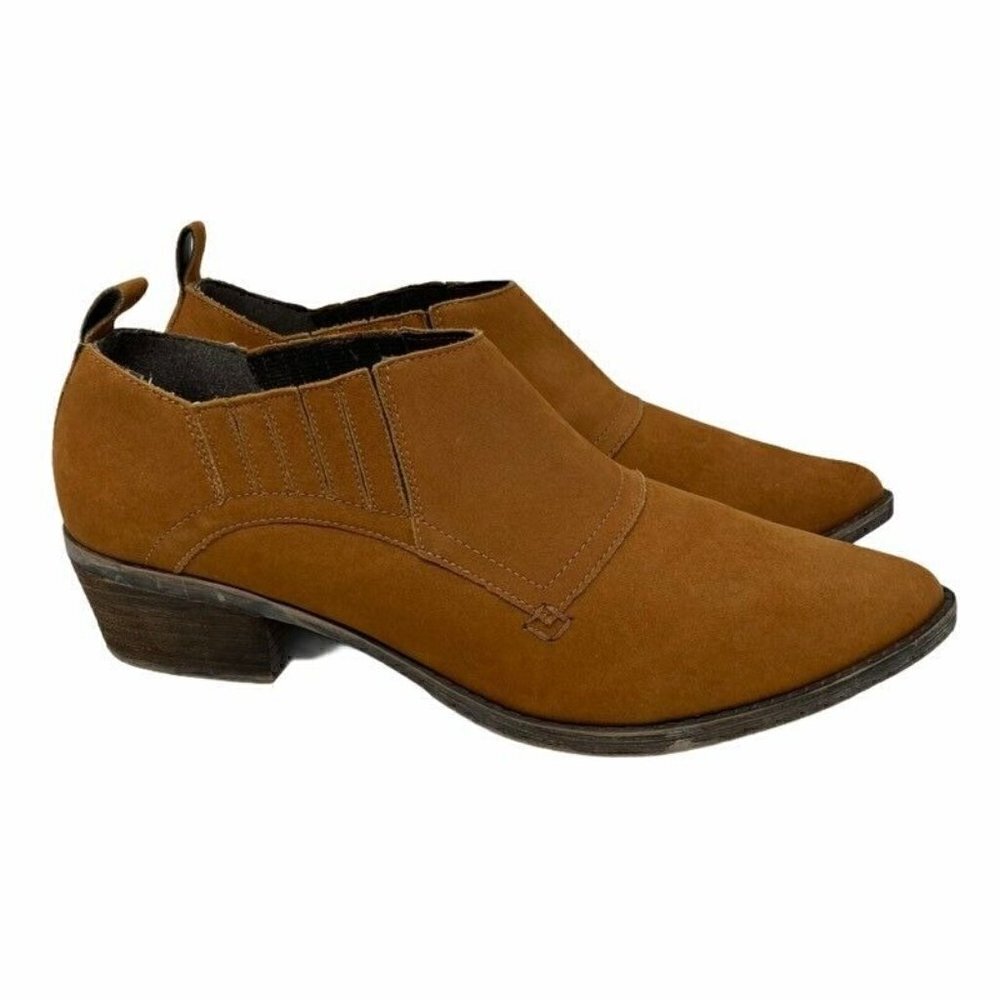 Steve Madden Auckland Booties Brown Leather 9.5